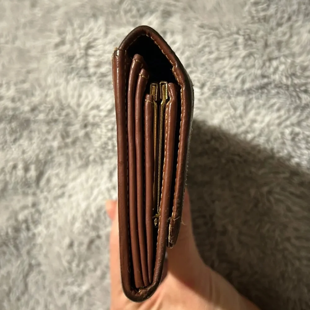 Burberry Beige and Brown Plaid Wallet Nova Check Authentic - Picture 3 of 7